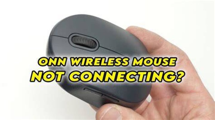 Why wireless mouse not working?